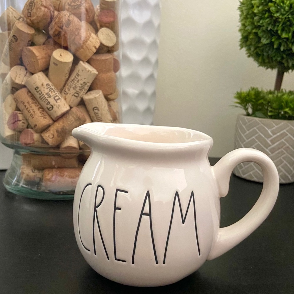 Rae Dunn CREAM Mini Pitcher